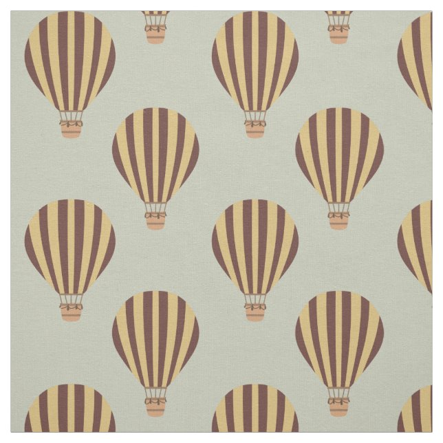 hot air balloon dotted pattern fabric (Swatch)