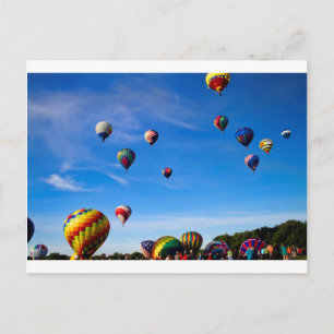 Hot Air Balloon Festival Postcard