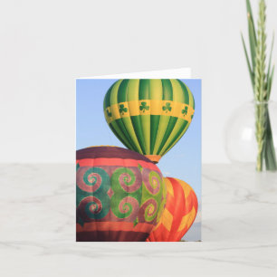 Hot Air Balloon Festival Trio Note Card