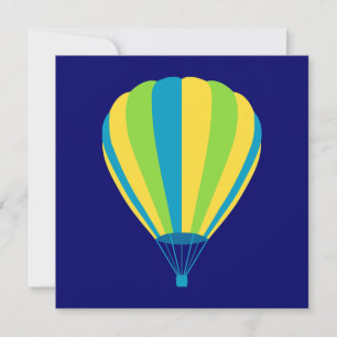 hot air balloon invitation