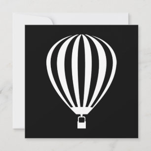 hot air balloon invitation