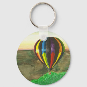 Hot Air Balloon Keychain