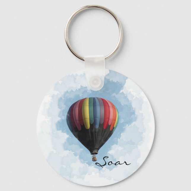 Hot Air Balloon Keychain (Front)