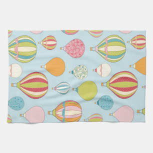 Hot Air Balloon Kitchen Towel