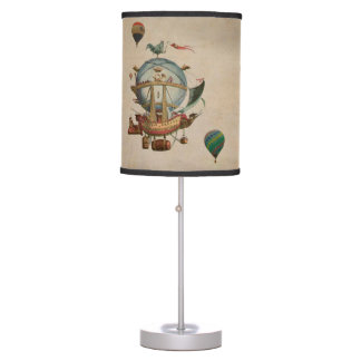 Hot Air Balloon, La Minerve 1803  travel in style Table Lamp