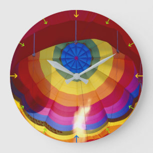 Hot Air Balloon Large Clock