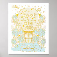Hot Air Balloon "Love Is In The Air"