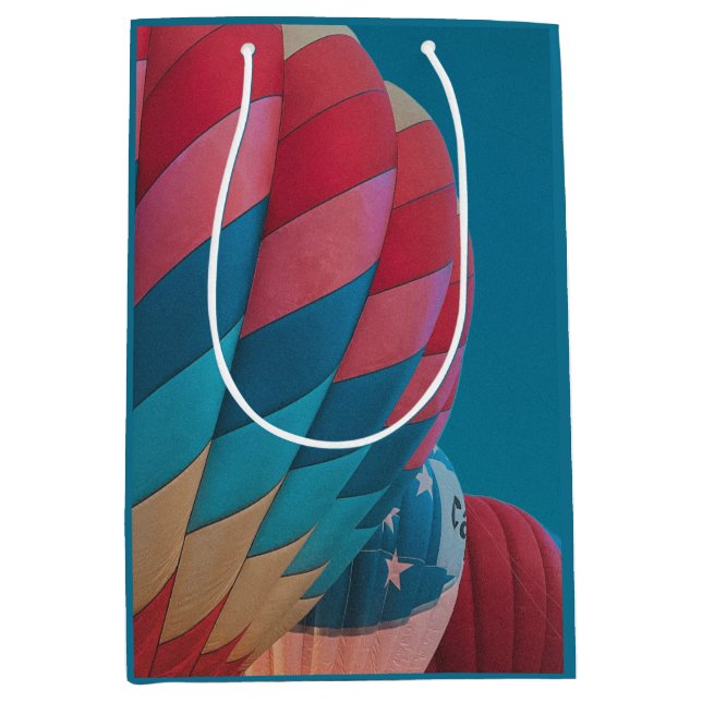 hot air balloon  medium gift bag (Front)