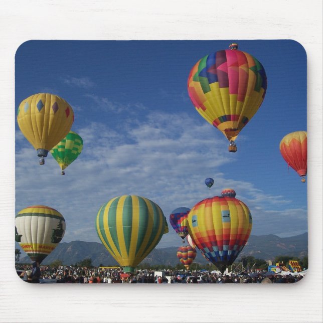 Hot Air Balloon Mouse Pad (Front)