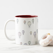 Hot Air Balloon Mug - Colour