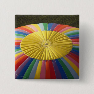 Hot-air Balloon, near Methven, Canterbury 2 Inch Square Button