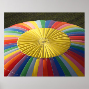 Hot-air Balloon, near Methven, Canterbury 2 Poster