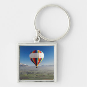 Hot-air Balloon, near Methven, Canterbury 3 Keychain