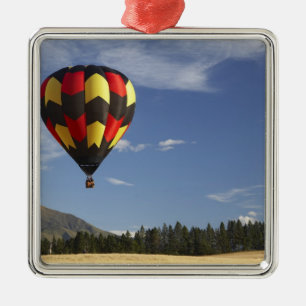 Hot Air Balloon near Wanaka, South Island, New Metal Ornament