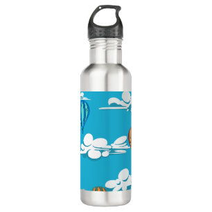 Hot-Air Balloon on a stainless steal tumbler 710 Ml Water Bottle