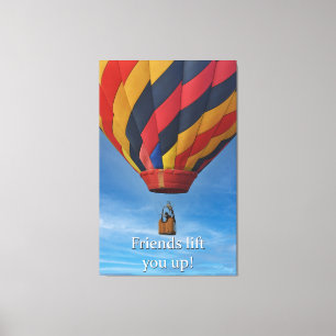 Hot Air Balloon on Canvas
