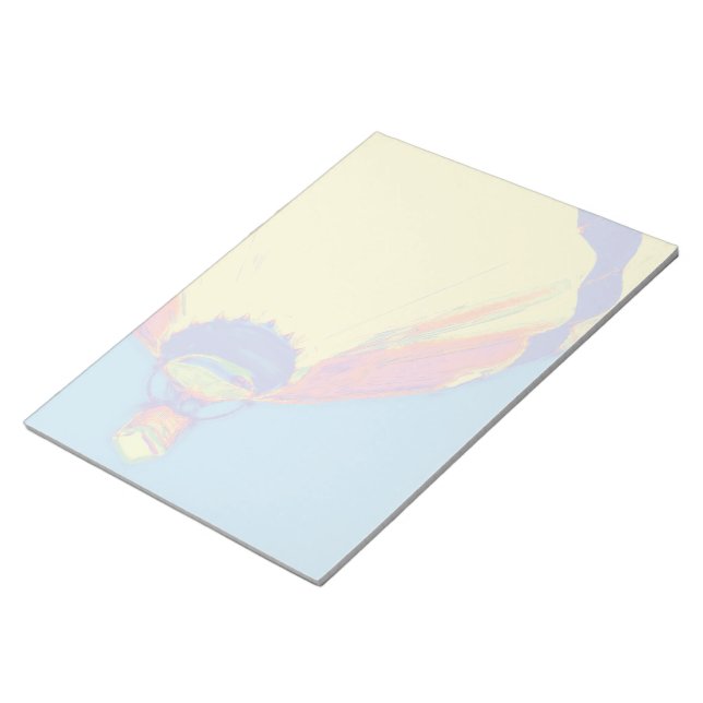 Hot Air Balloon- Pastel Notepad (Angled)