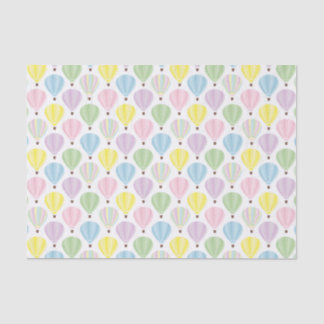 Hot Air Balloon Pastel Pattern Tissue Paper