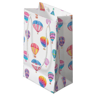 Hot Air Balloon Pattern Small Gift Bag