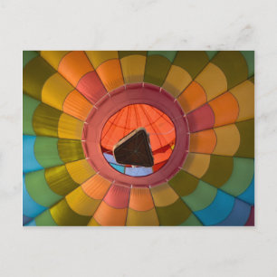 Hot Air Balloon Photograph from Great Reno Race Postcard