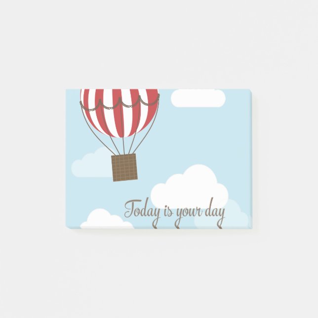Hot Air Balloon Post-it Notes (Front)