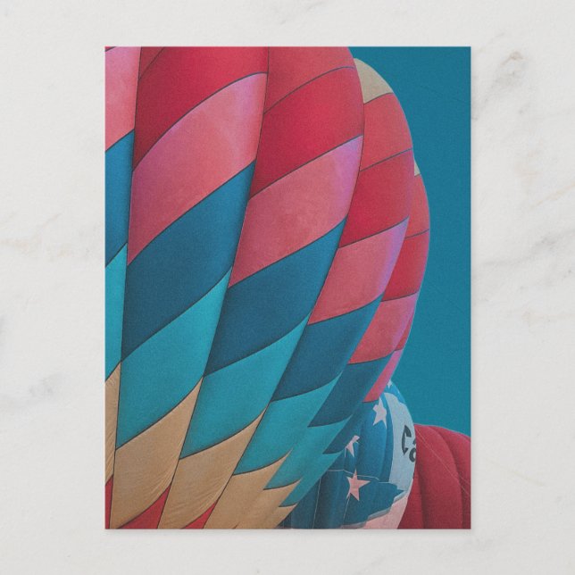 hot air balloon  postcard (Front)