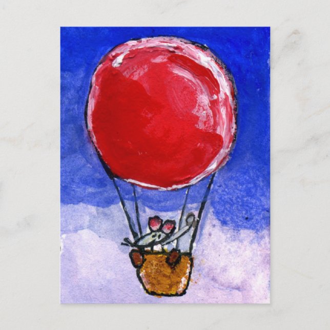 Hot Air Balloon Postcard (Front)