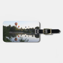 Hot Air Balloon Reflection Luggage Tag