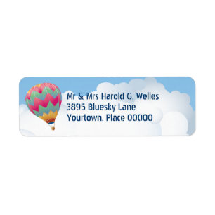 Hot Air Balloon Return Address