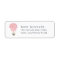 Hot Air Balloon Return Address Label | Pink