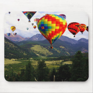 Hot Air Balloon Ride in the Rockies Mouse Pad