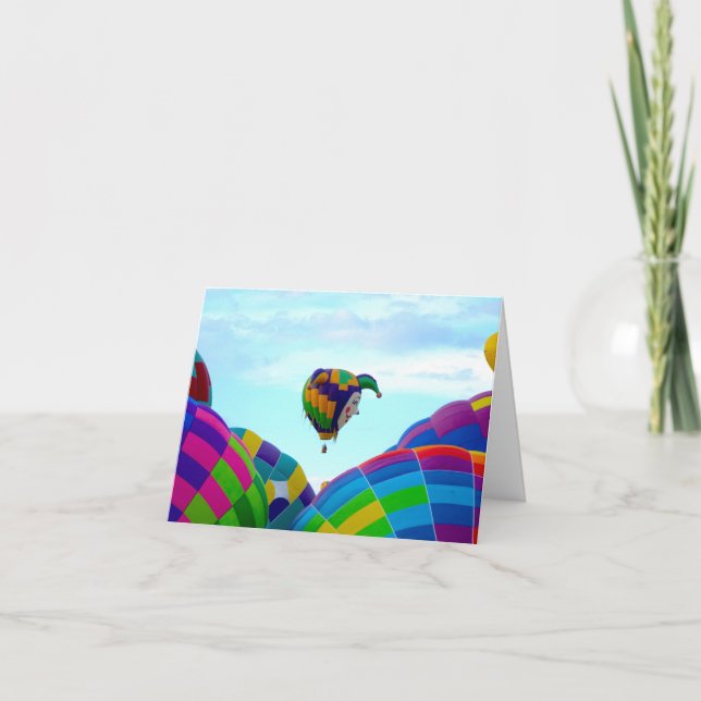 Hot Air Balloon Spectacle Card (Front)