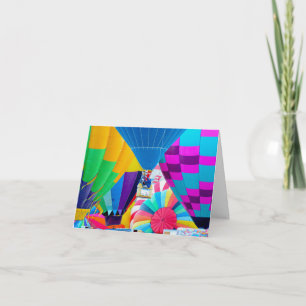 Hot Air Balloon Spectacle Card