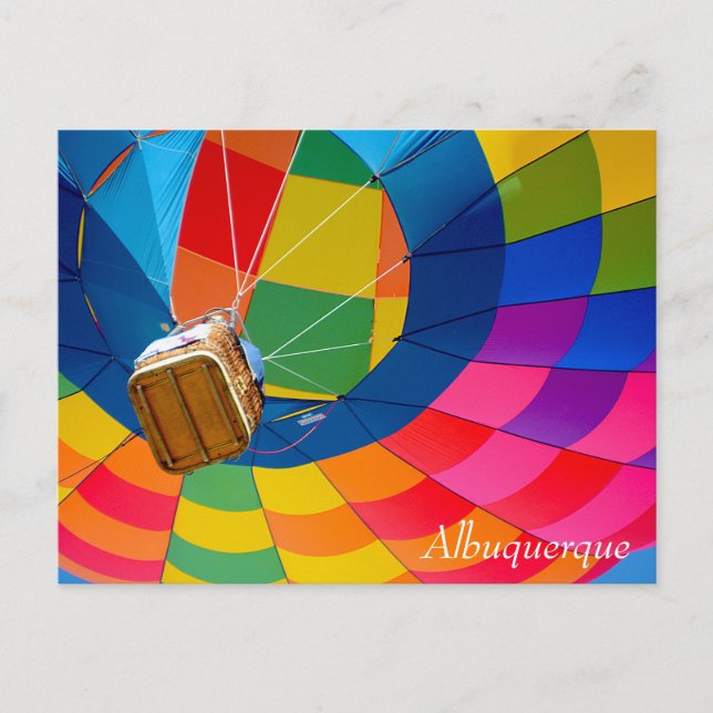 Hot Air Balloon Spectacle Postcard (Front)