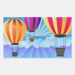 hot air balloon sticker