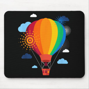 Hot Air Balloon T-Shirt Hot Air Balloon Rides Fest Mouse Pad