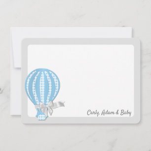 Hot Air Balloon Thank You Card