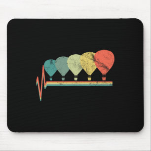 Hot Air Balloon Vintage Fly Pilot Aviator  Mouse Pad