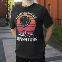 Hot Air Balloon Vintage Retro Sunset Adventure