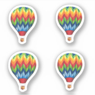 Hot Air Balloon Vinyl Cut sticker