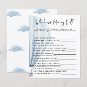 Hot air balloon - Who knows mommy best