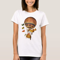 Hot Air Balloon with Flags