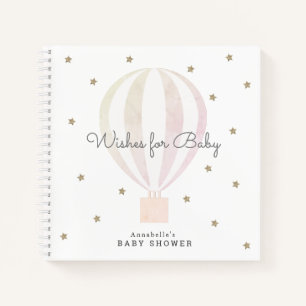Hot Air Balloon Wives for Baby Pink Livre d'invité