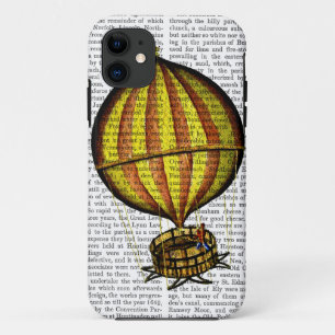 Hot Air Balloon Yellow and Red iPhone 11 Case