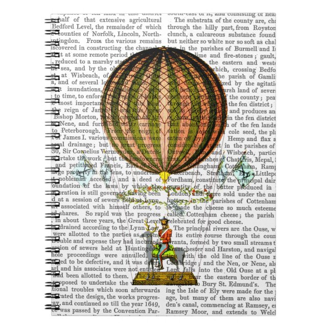 Hot Air Balloon Zephire 2 Notebook (Front)
