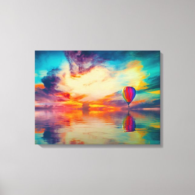 Hot Air Ballooning Canvas Print (Front)