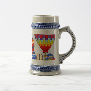 Hot Air Balloons, Balloon Fest, Olathe, Kansas Beer Stein