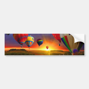 Hot Air Balloons Bumper Sticker