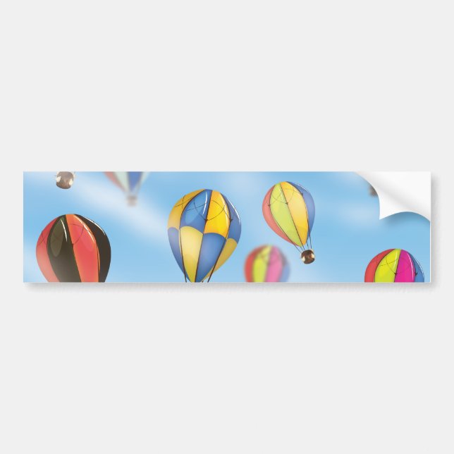 Hot Air Balloons Bumper Sticker (Front)