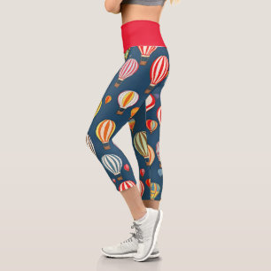 Hot Air Balloons Capri Leggings